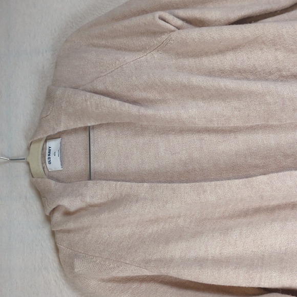 Old Navy‎ Women's Light Pink Cozy Casual Pocket Cardigan Sweater Size L Petite - Picture 4 of 7
